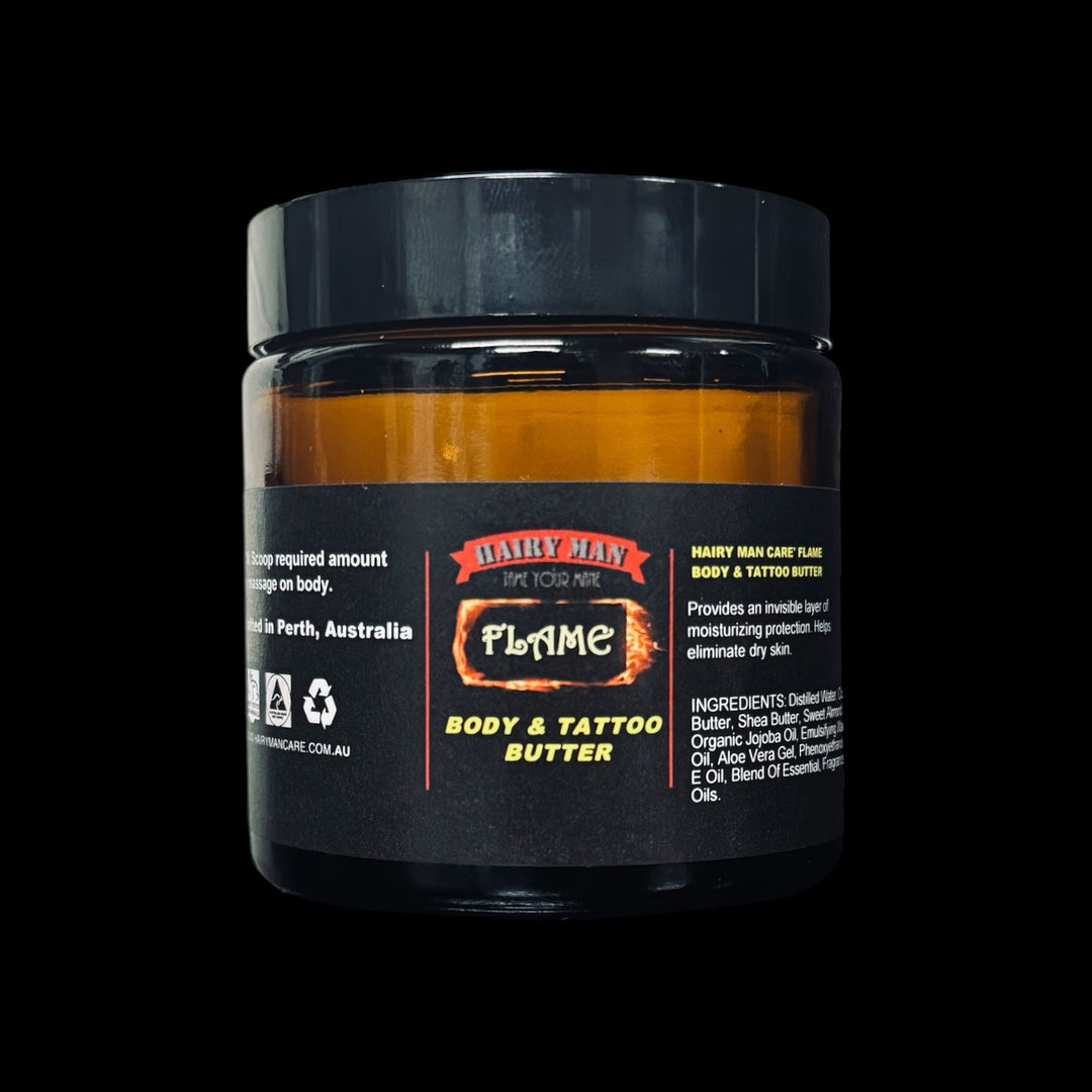 Moisturizing Body & Tattoo Butter 100G - Flame - Hairy Man Care