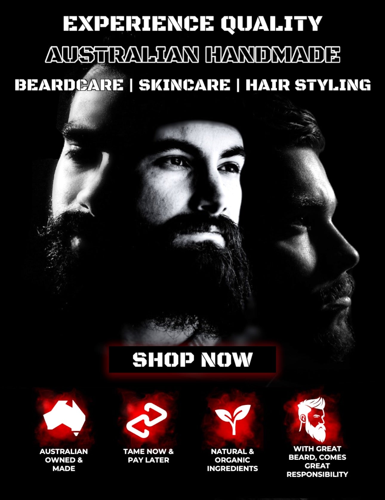 Hairy Man Care offers Australia's best beard care, beard oil, beard balm, beard shampoo and beard conditioning products. All products are handmade in Australia.