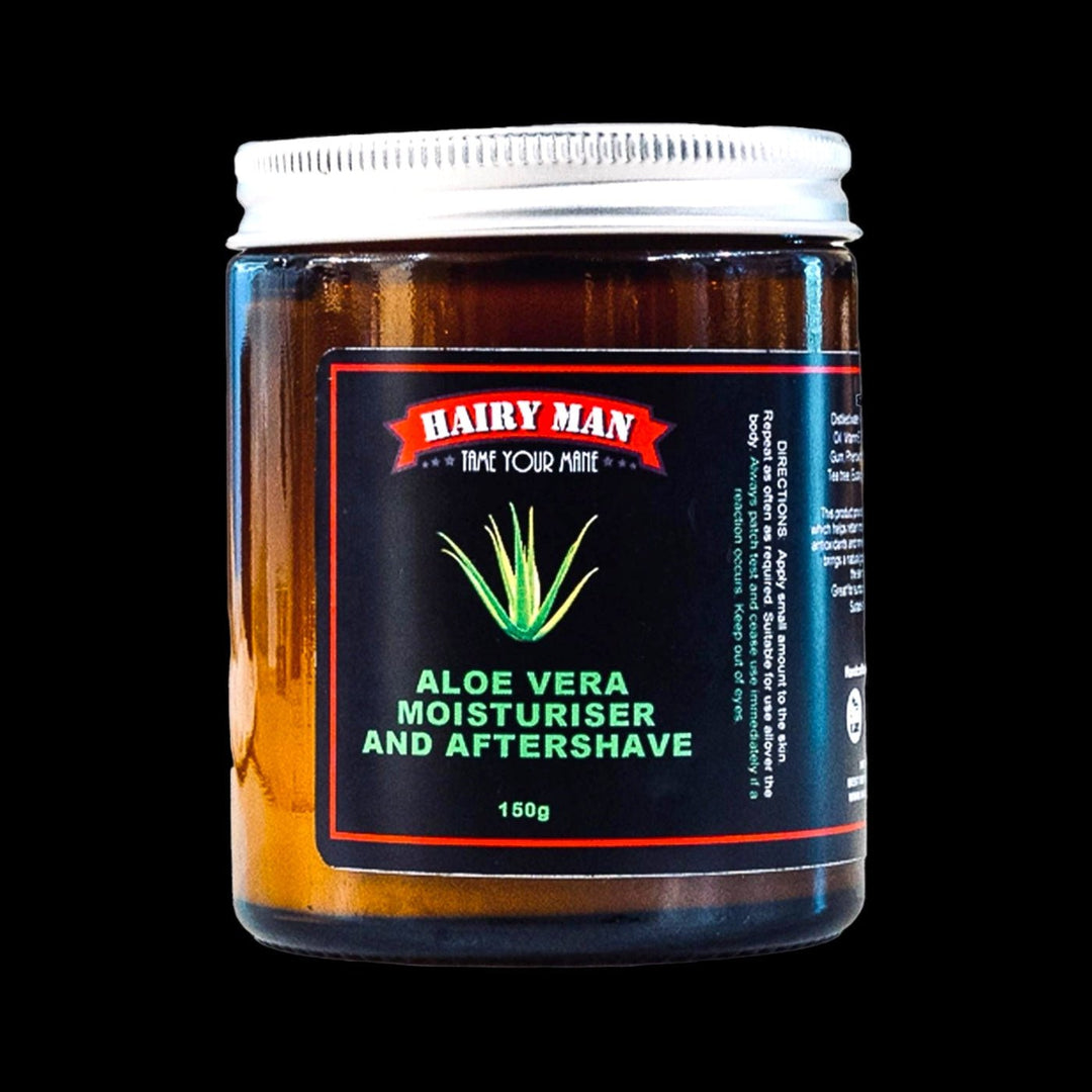 Aloe Vera Moisturizer And Aftershave 150G - Hairy Man Care