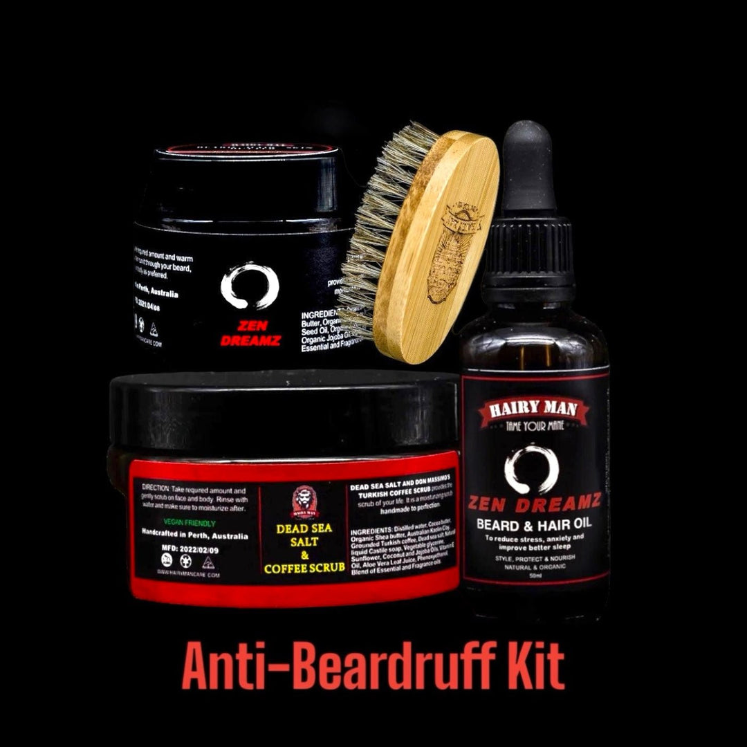 Anti - Beardruff Care Kit - Hairy Man Care