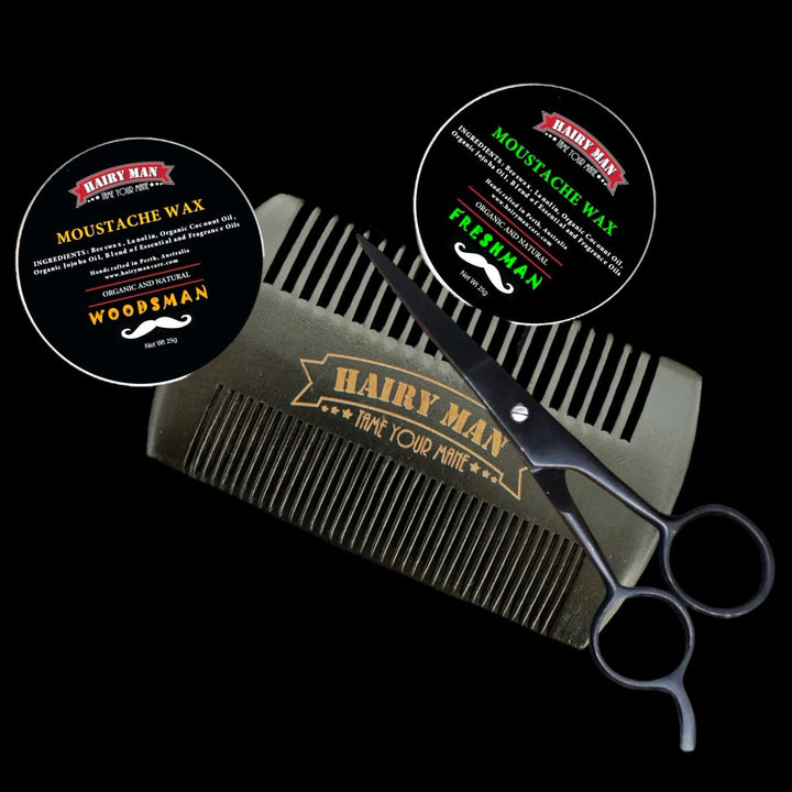 Moustache Styling Care Kit - Hairy Man Care